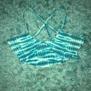 PINK flowy bathing suit top